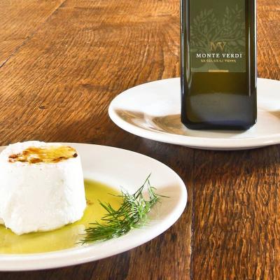 Idée recette chèvre frais et huile d'olive Monte Verdi